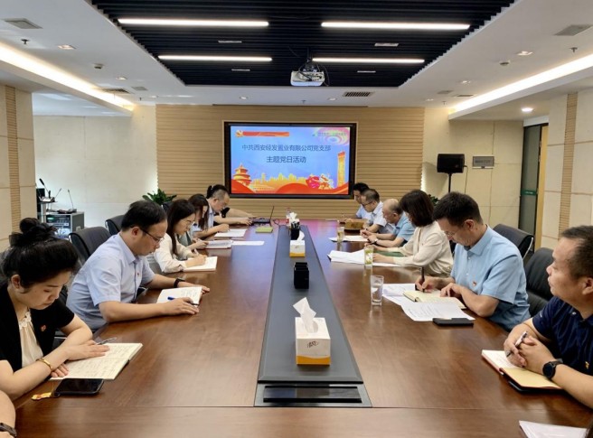 经发置业党支部开展6月份主题党日活动