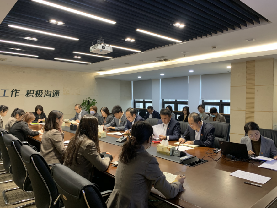 经发置业党支部组织全体党员学习关于《中共中央关于党的百年奋斗重大成就和历史经验的决议》的说明