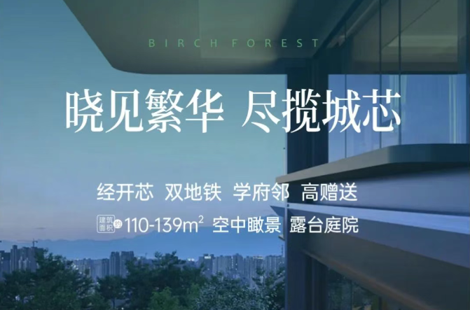 白桦林晓丨主城“C位”出圈，好房岂能错过！